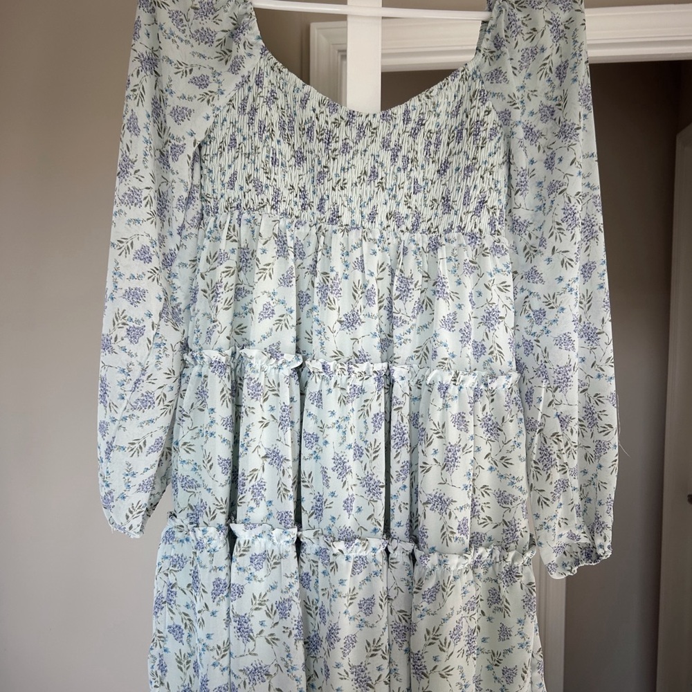 Floral Long Sleeve Dress